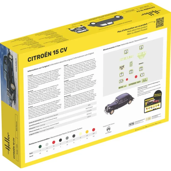 1000807630-1 Heller - Citroen 15 CV - 80763