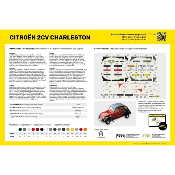 Heller - Citroen 2CV Charleston - 80766
