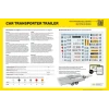 1000807740-3 Heller - Car Transporter Trailer - 80774