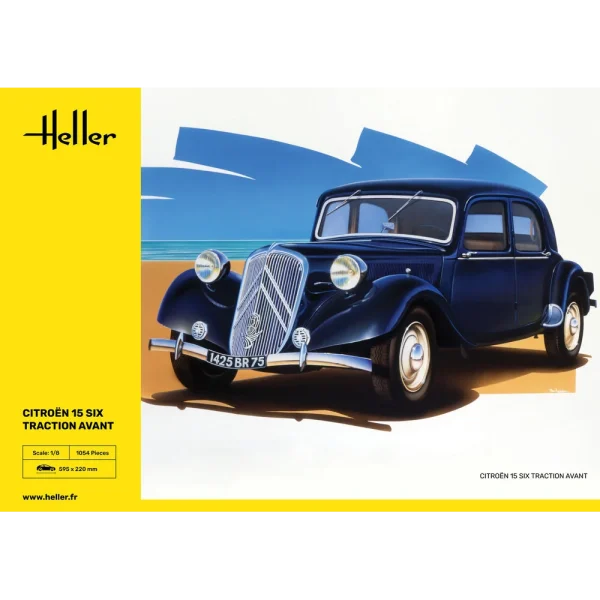 Heller - Citroen 15 SIX Traction Avant - 80799