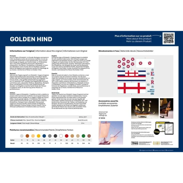 1000808290-3 Heller - Golden Hind - 80829
