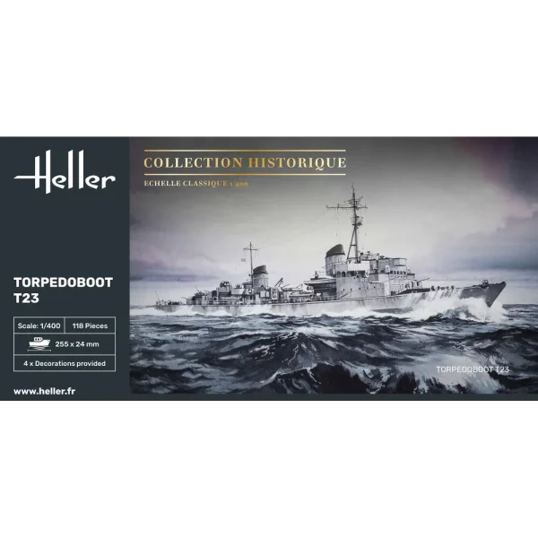 Heller - Torpedoboot T23 - 81011