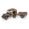 1000811050-5 Heller - US 1/4 Ton Truck 'n Trailer - 81105