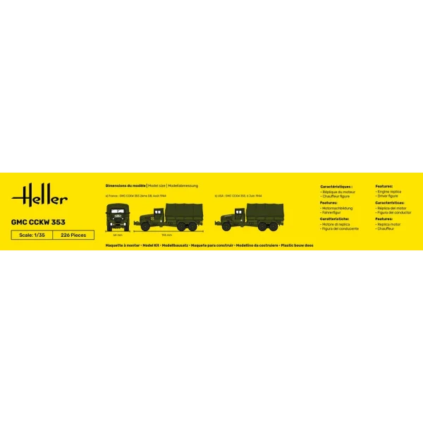 1000811210-4 Heller - GMC CCKW 353 - 81121