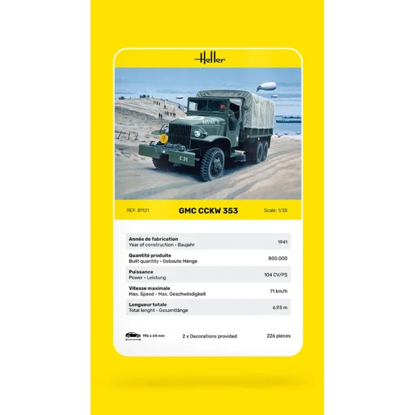 Heller - GMC CCKW 353 - 81121