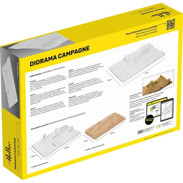 Heller - Socle Diorama Campagne - 81254