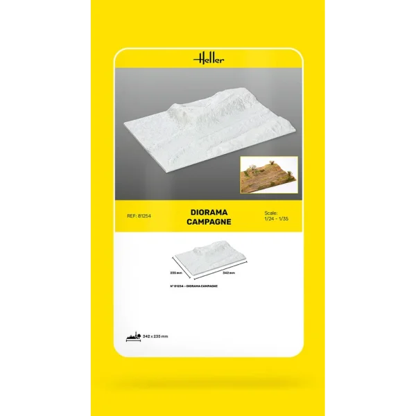 1000812540-card Heller - Socle Diorama Campagne - 81254