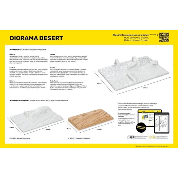 Heller - Socle Diorama Desert - 81255