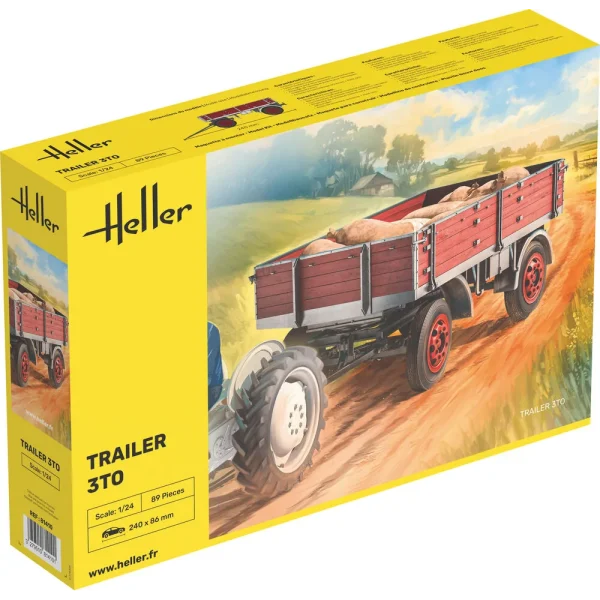 1000814100 Heller - Trailer 3to - 81410