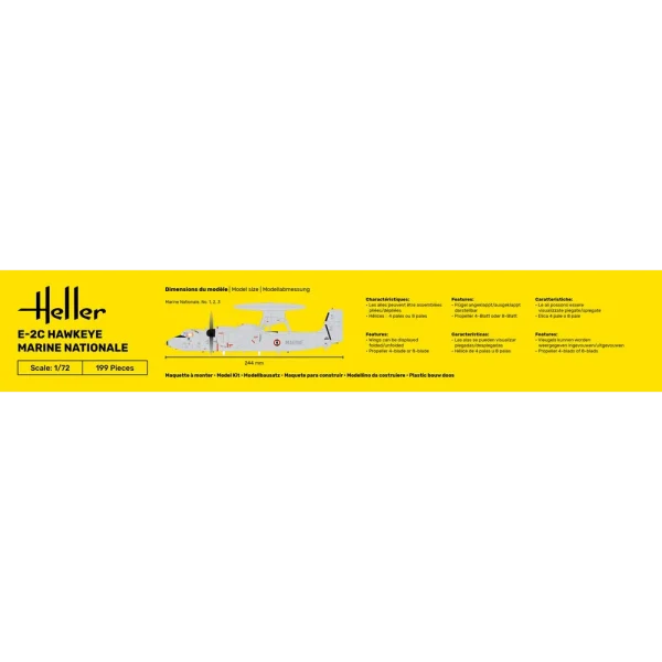 1000823020-4 Heller - E-2C Hawkeye Marine Nationale - 82302