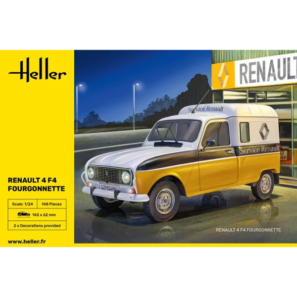 1000827000-2 Heller - Renault 4 F4 Fourgonnette - 82700