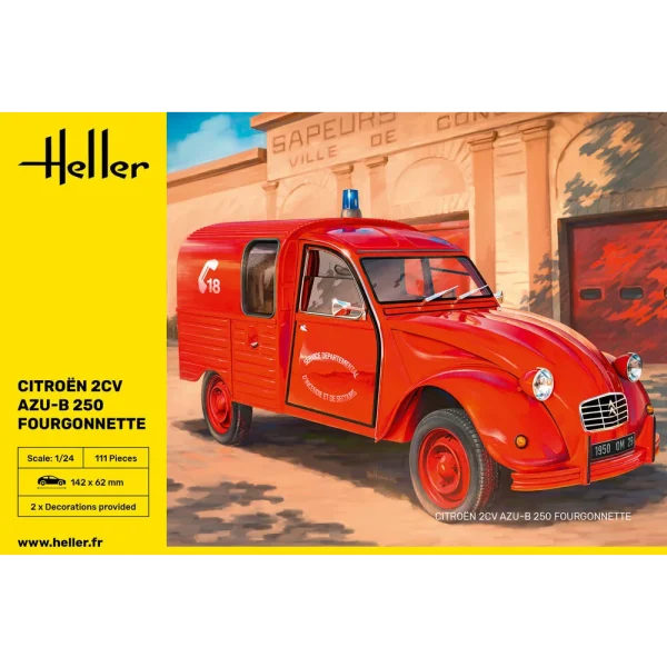 Heller - Citroen 2CV AZU-B 250 Fourgonnette - 82701
