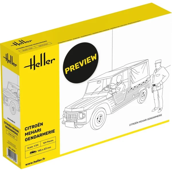 Heller - Citroen Mehari Gendarmerie - 82702