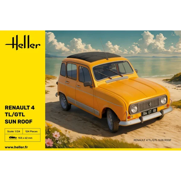 Heller - Renault 4 TL/GTL Sun Roof - 82704