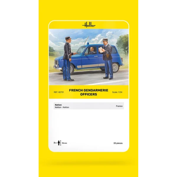 1000827510-card Heller - French Gendarmerie Officers - 82751