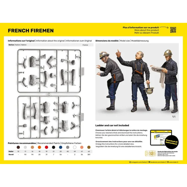 Heller - French Firemen - 82753