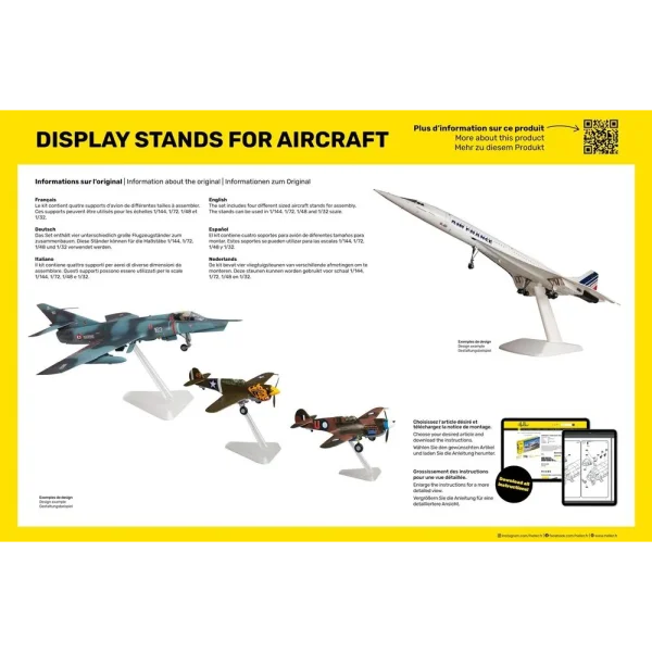 Heller - Display Stands for Aircraft - 95200