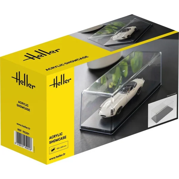 1000952010 Heller - Acrylic Showcase, 252 x 127 x 80 mm - 95201