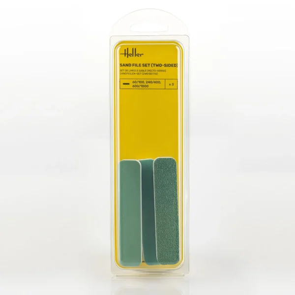 Heller - Sand file set (two-sided, 3 pieces) - 99002