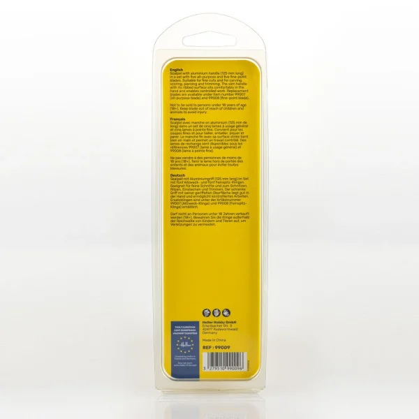 1000990090-2 Heller - Aluminium scalpel with fine-pointed blade - 99009