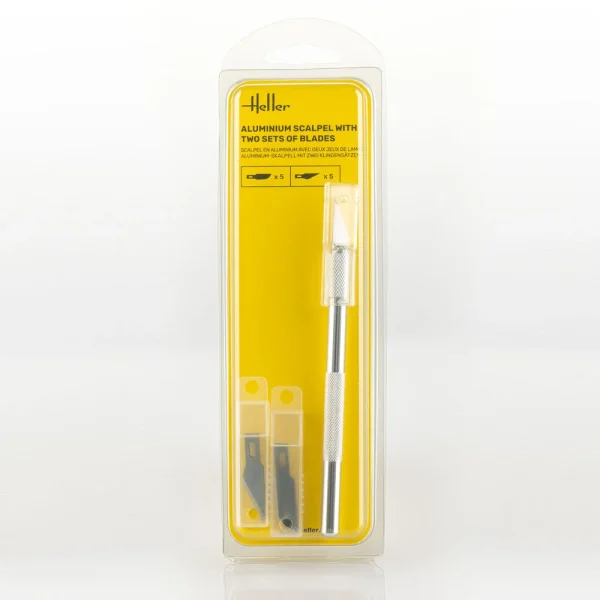 1000990090 Heller - Aluminium scalpel with fine-pointed blade - 99009