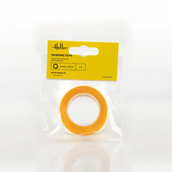 1000990120 Heller - Masking tape 6 mm x 18 m (2 pieces) - 99012