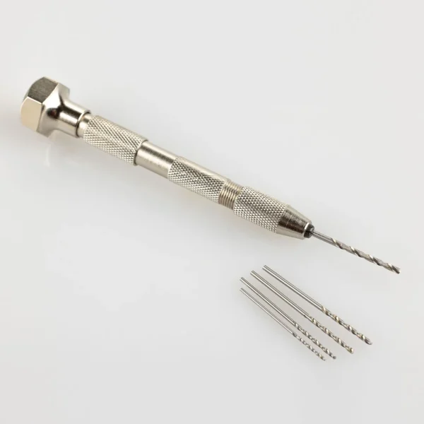 1000990190-3 Heller - Hand drill with five drills (1, 1.2, 1.4, 1.5, 1.8 mm) - 99019