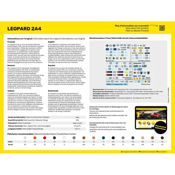 1010308000-3 Heller - Leopard 2A4 - 30800