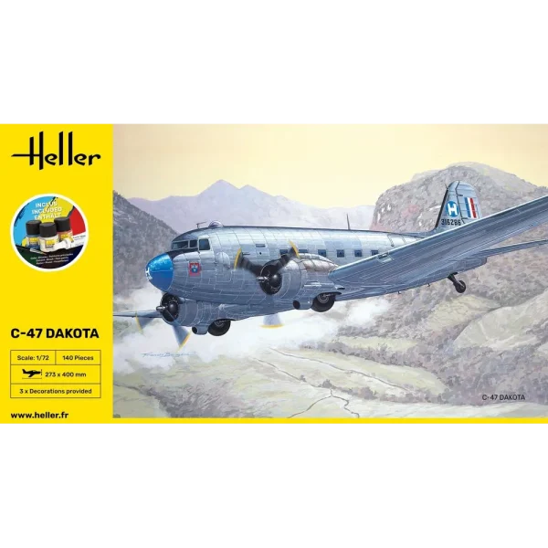 Heller - STARTER KIT C-47 Dakota - 35372