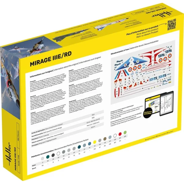 Heller - STARTER KIT Mirage IIIE/RD - 35422