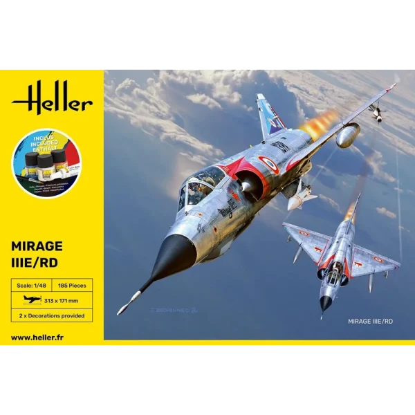 Heller - STARTER KIT Mirage IIIE/RD - 35422