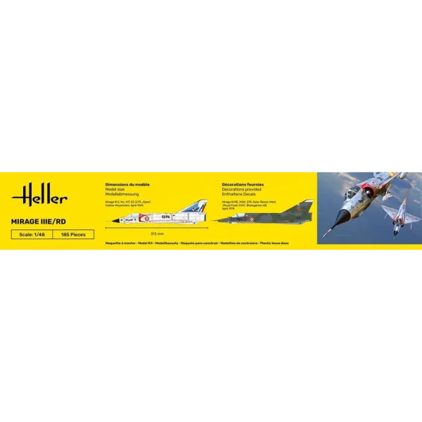 Heller - STARTER KIT Mirage IIIE/RD - 35422