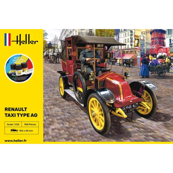 Heller - STARTER KIT Renault Taxi Type AG - 35705