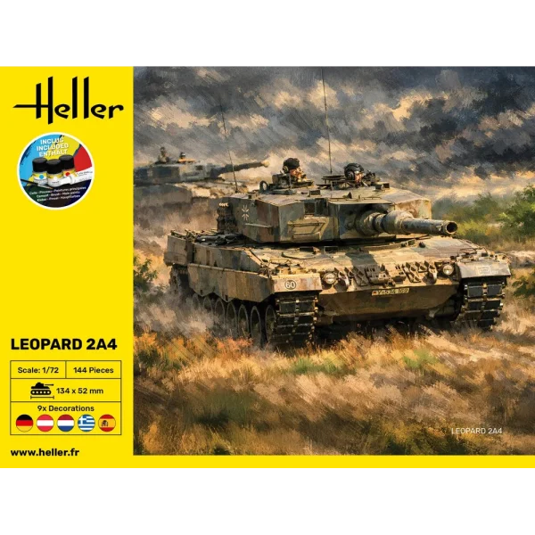 Heller - STARTER KIT Leopard 2A4 - 35800