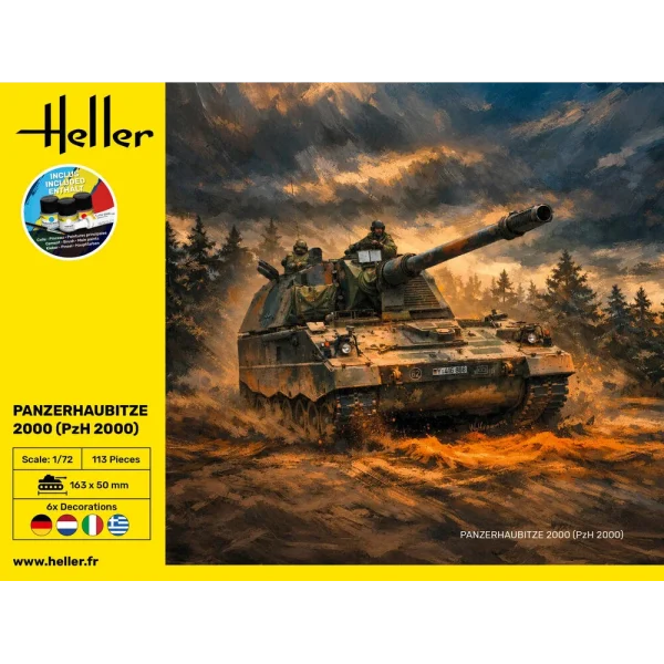 1010358030-2 Heller - STARTER KIT Panzerhaubitze 2000 (PzH 2000) - 35803