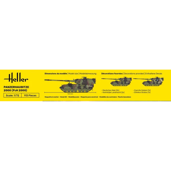 1010358030-4 Heller - STARTER KIT Panzerhaubitze 2000 (PzH 2000) - 35803