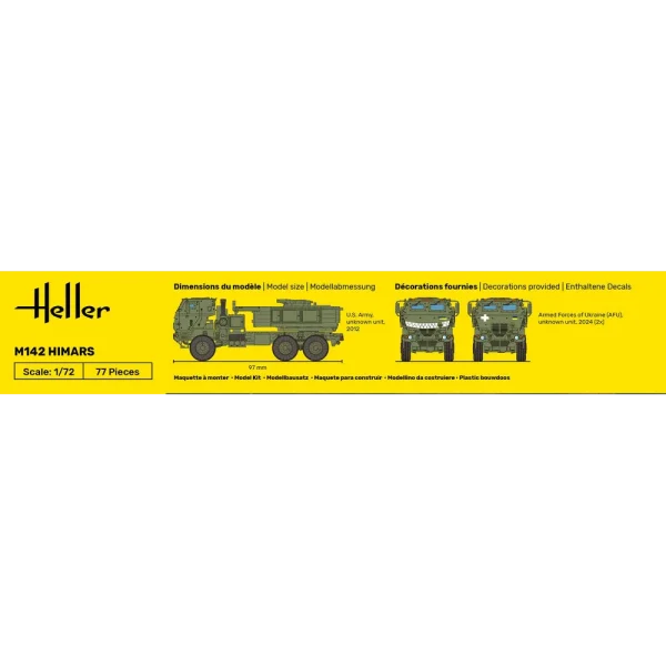 Heller - STARTER KIT M142 HIMARS (High Mobility Artillery Rocket System) - 35806
