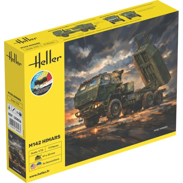 Heller - STARTER KIT M142 HIMARS (High Mobility Artillery Rocket System) - 35806