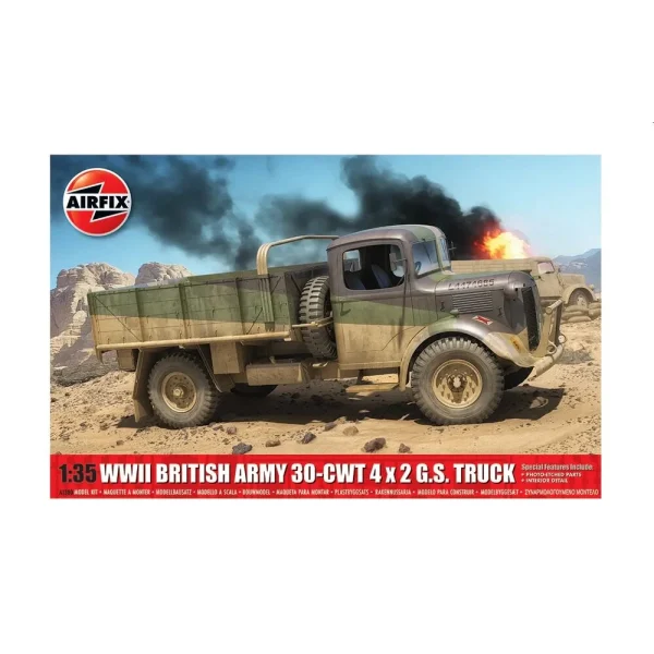 Airfix - WWII British Army 30-cwt 4x2 GS Truck - A1380