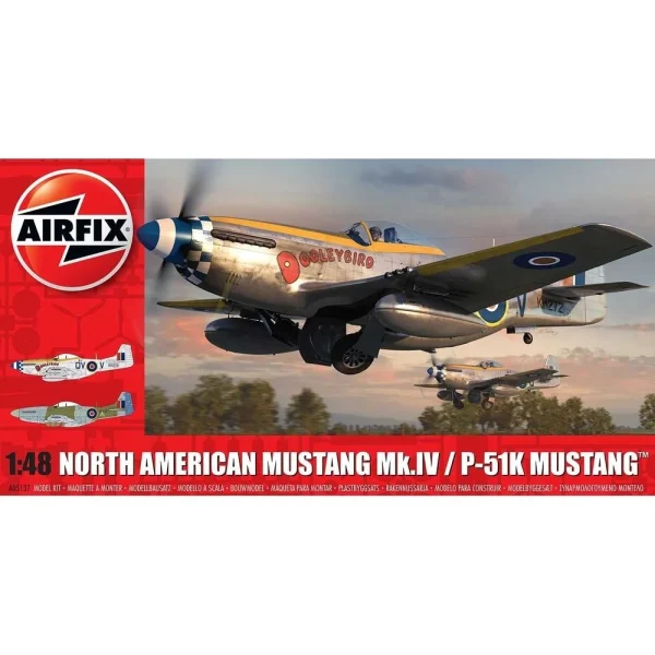 Airfix - North American Mustang Mk.IV/P-51K Mustang - A05137