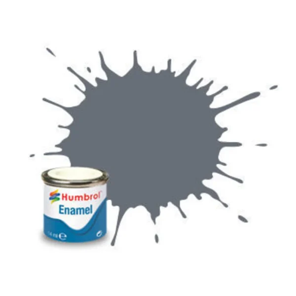 1520005 Humbrol - Humbrol 005 Dunkelgrau, Glänzend 14 ml - AA0059