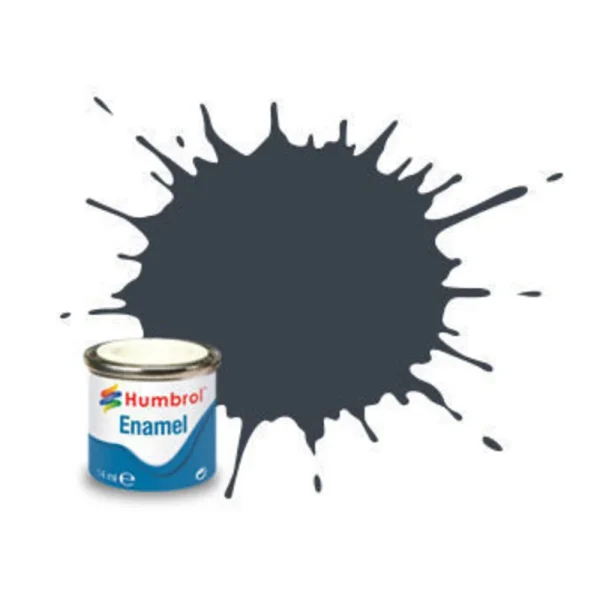 Humbrol - Humbrol 032 Dunkelgrau, Matt 14 ml - AA1506
