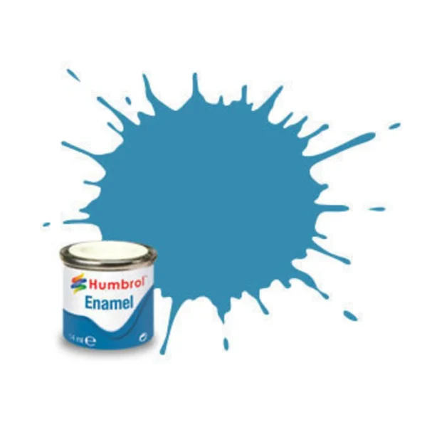 Humbrol - Humbrol 048 Mittelblau, Glänzend 14 ml - AA0521