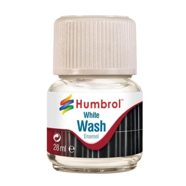 1523202 Humbrol - Humbrol Enamel Wash White 28 ml - AV0202