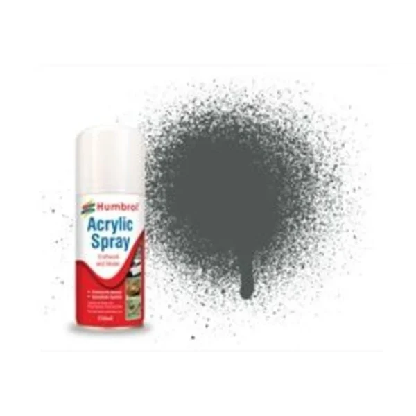Humbrol - HUMBROL ACRYLIC HOBBY SPRAY 150ML No 27 Sea Grey - AD6027