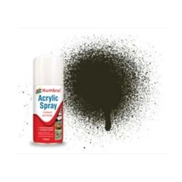 Humbrol - HUMBROL ACRYLIC HOBBY SPRAY 150ML No 53 Gun Metal - AD6053