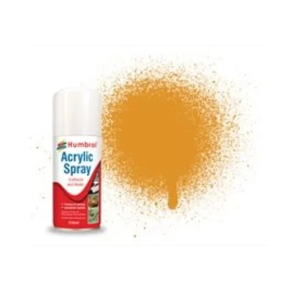 Humbrol - HUMBROL ACRYLIC HOBBY SPRAY 150ML No 54 Brass - AD6054
