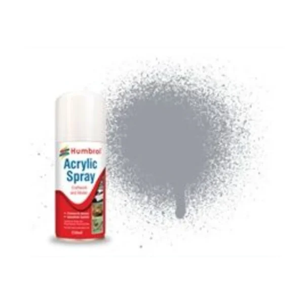1536064 Humbrol - HUMBROL ACRYLIC HOBBY SPRAY 150ML No 64 Grey - AD6064