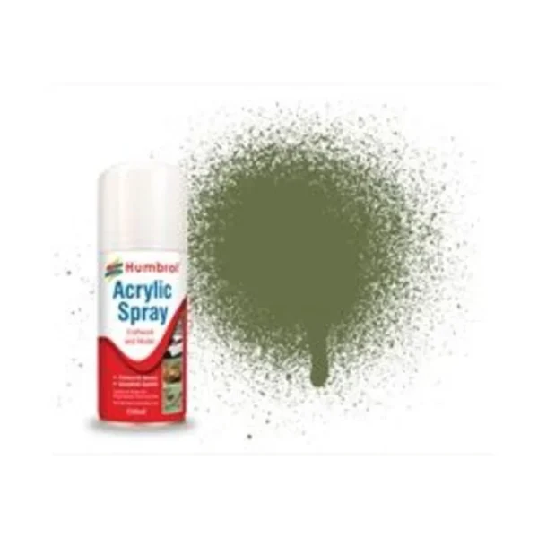Humbrol - HUMBROL ACRYLIC HOBBY SPRAY 150ML No 80 Grass Green - AD6080