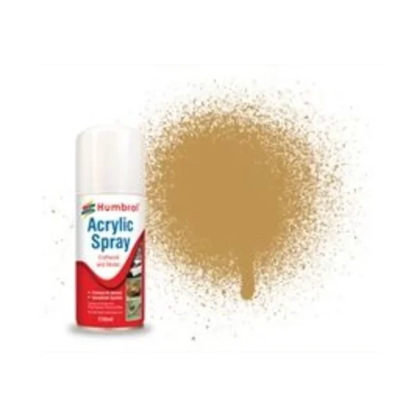 Humbrol - HUMBROL ACRYLIC HOBBY SPRAY 150ML No 93 Desert Yellow - AD6093